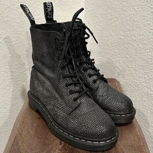 Dr. Martens Black Glitter Pascal Women’s  Boots Size 5